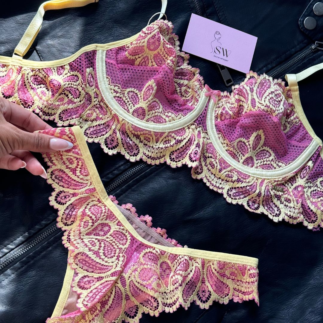 Elegant French Lace Lingerie Set