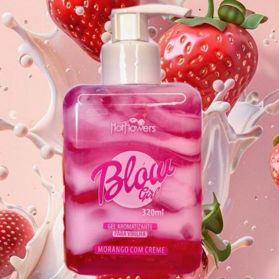 Blow Girl Hot Flowers – Kissable Gel with Tingling Sensation | Brazilian Bestseller