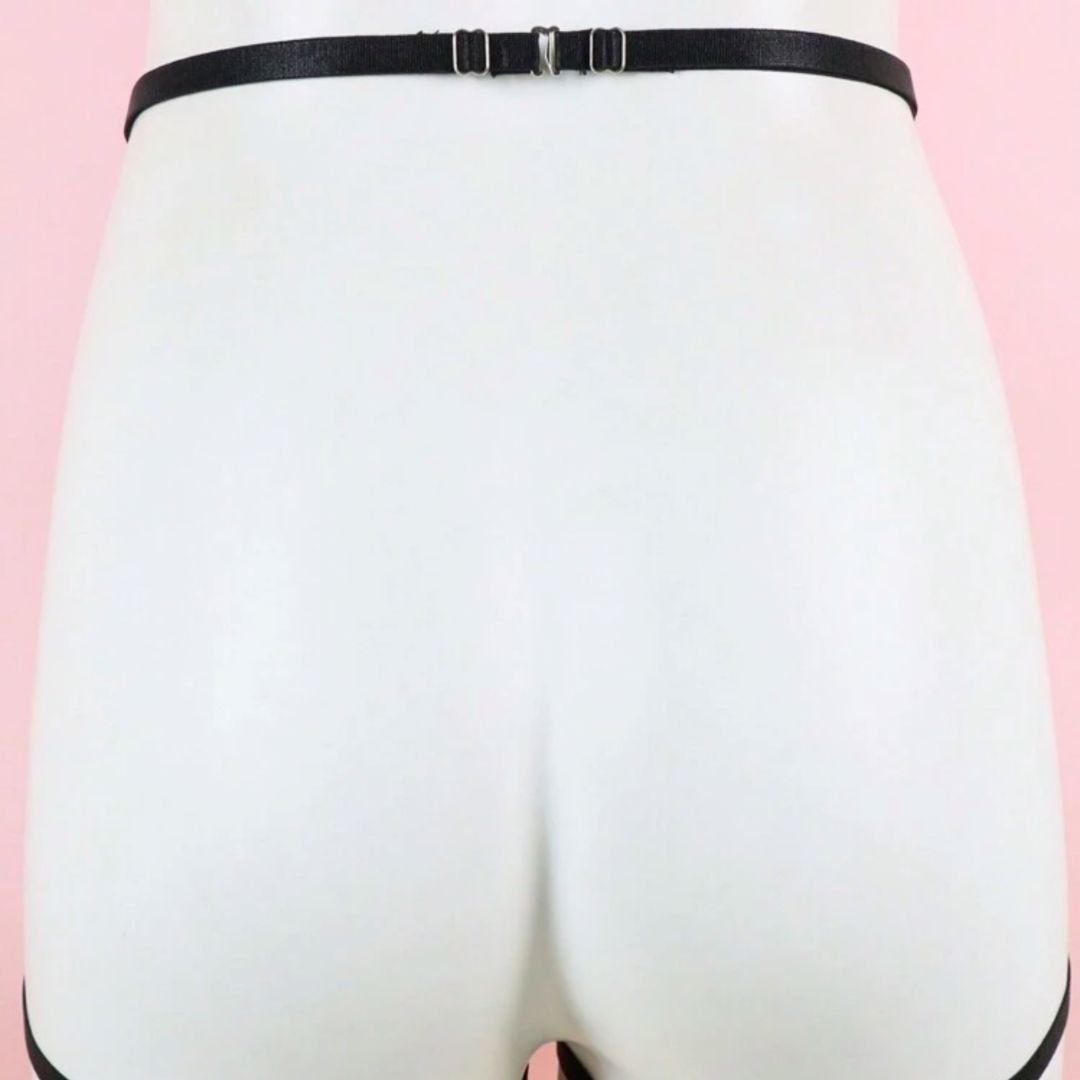 Women’s Black Elastic Thigh Garter Belt
