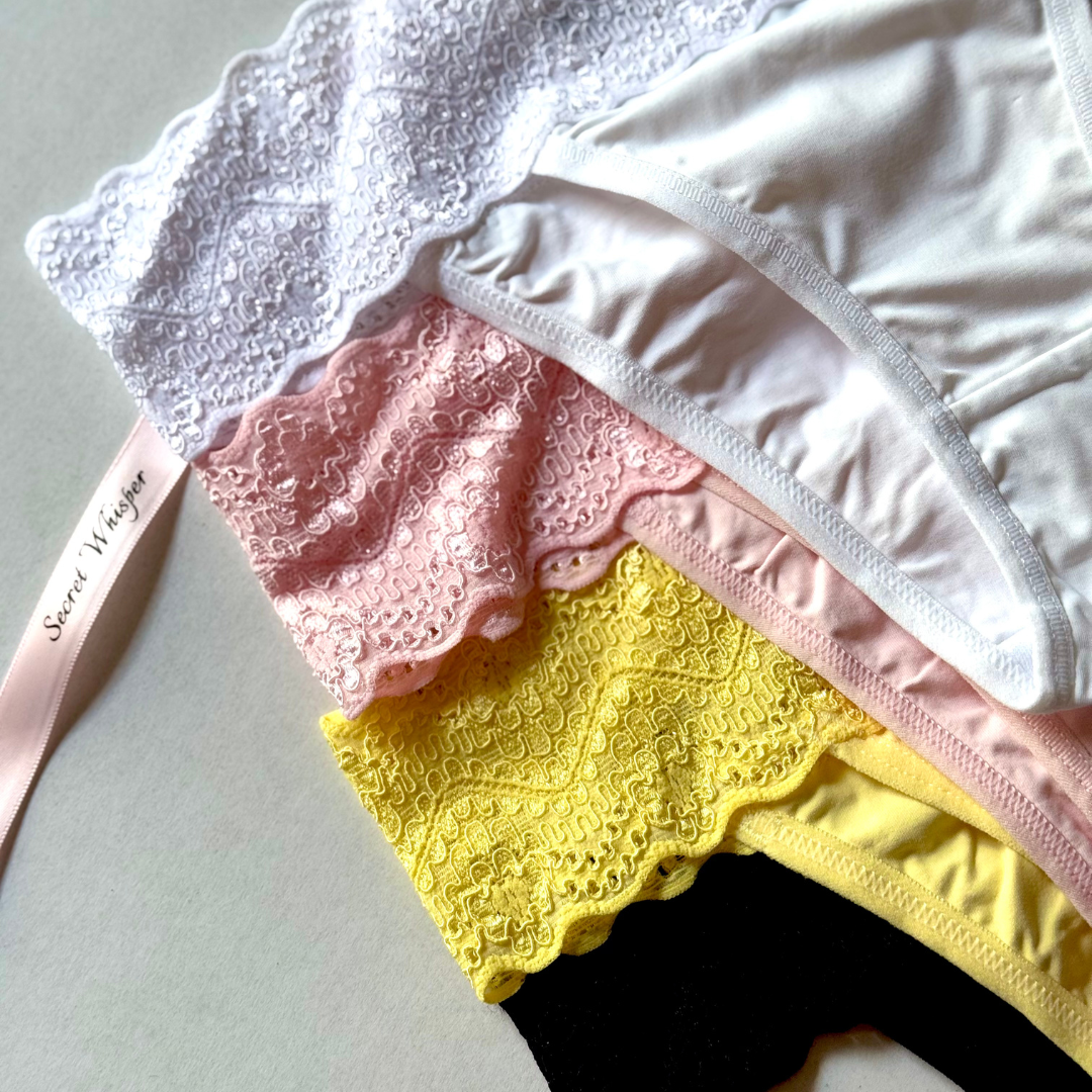 Lycra Panty with Lace Waistband